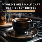 World's Best Half Caff Dark Roast Coffee Pods 100ct Keurig Compatible