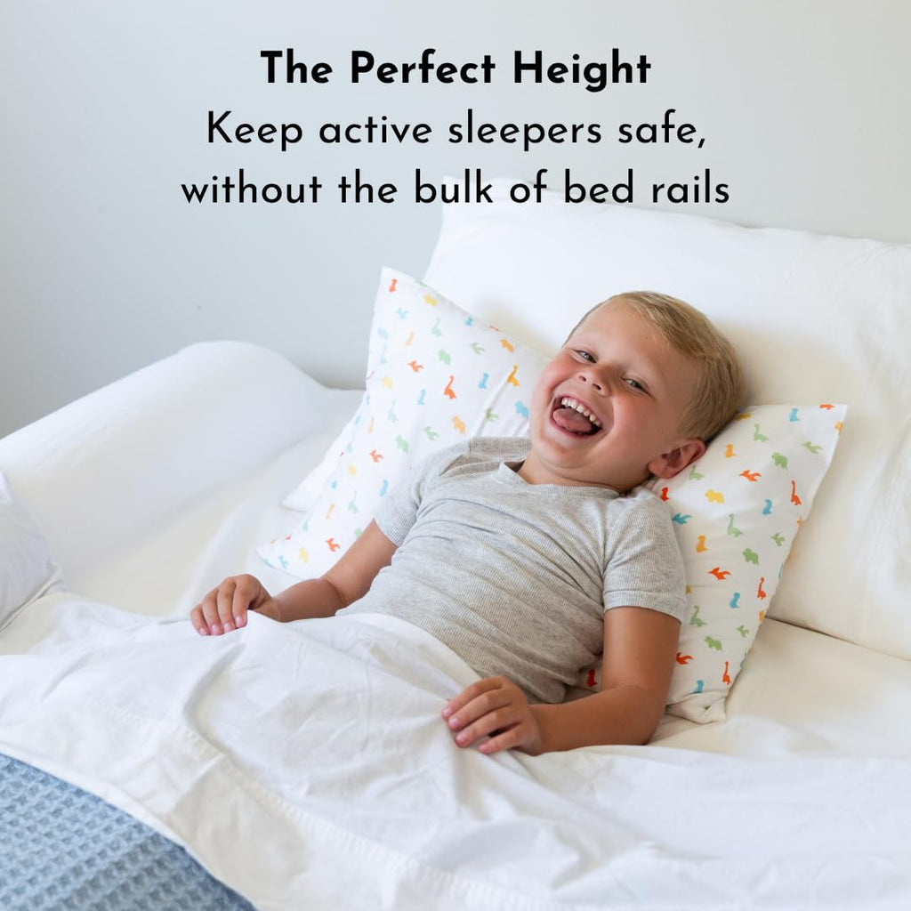 Toddler Bed Bumper Guard – Soft Foam Safety Bed Rail for Toddlers with Non-Slip Cover – Child Sleep Barrier for Twin, Full, Queen & King Mattress