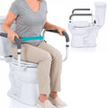 Vive Toilet Safety Rail - Adjustable Grab Bar - Compact Support Frame