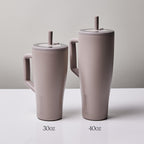 BrüMate Era 40 oz Tumbler with Handle & Straw | 100% Leakproof Insulated Water Bottle Tumbler with Lid & Flexible SoftSip Straw | Made of Stainless