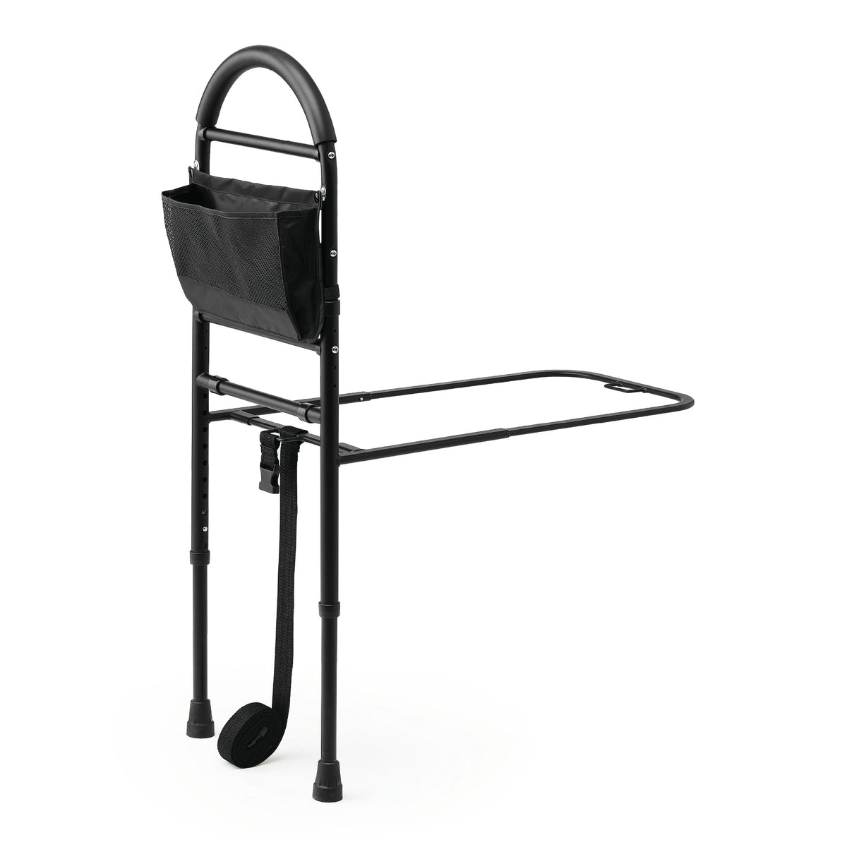 Medline Adjustable Bed Assist Bar for Seniors with Nylon Bag for Storage