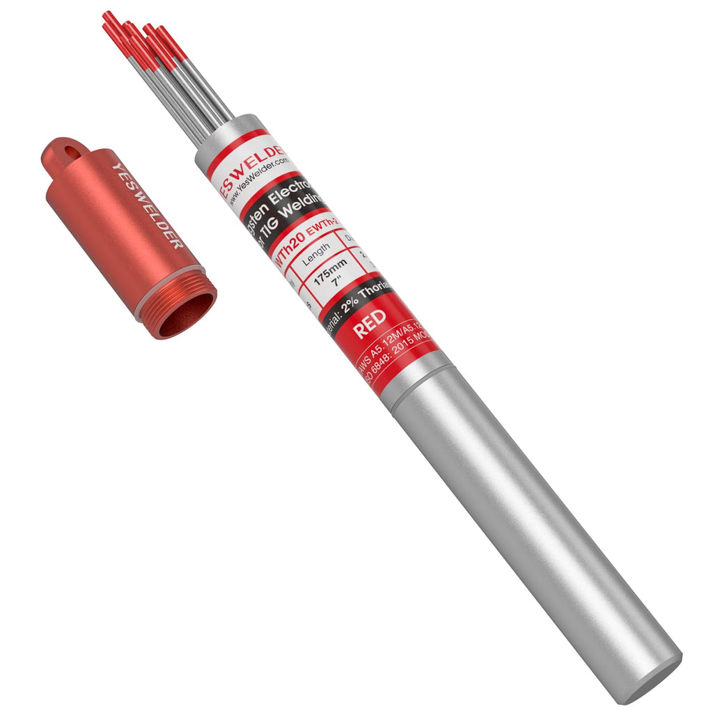 YESWELDER TIG Welding Tungsten Electrode Red Tip
