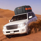 Car Rooftop Cargo Carrier Bag, 21 Cubic Feet 100% Waterproof Heavy Duty 840D Car Roof Bag for All Vehicle with/Without Racks - Anti-Slip Mat, 6 Door