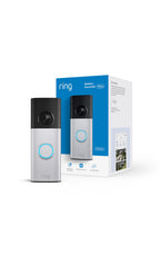 Ring Battery Doorbell 2K Plus (newest model), Retinal 2K with wide-angle video, up to 6x Enhanced Zoom, Night Vision, and Quick Release Battery Pack