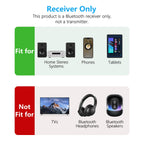 [Upgraded] 1Mii B06Pro Long Range Bluetooth Receiver, HiFi Wireless Audio Adapter, Bluetooth 5.3 Receiver with 3D Surround aptX HD Low Latency