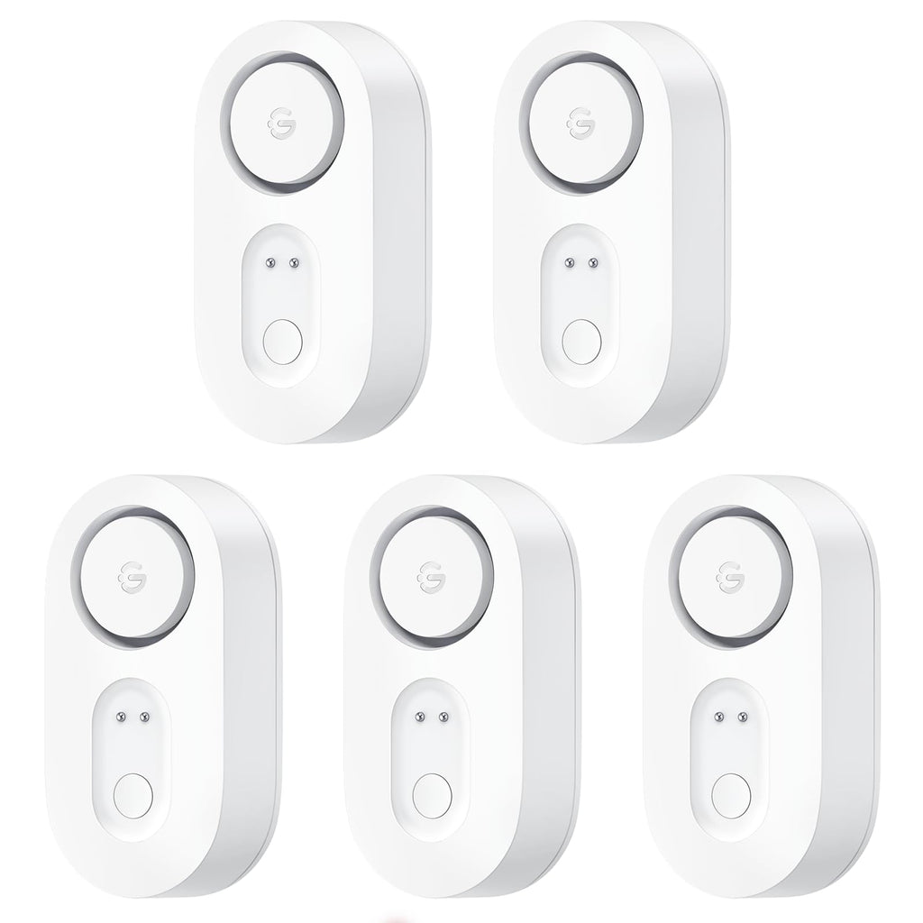 GoveeLife Upgraded Water Leak Detector with 105dB Adjustable Alarm, 5 Pack