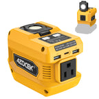 220W Power Inverter Compatible with Dewalt 20V Battery
