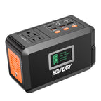 HOWEASY Portable Power Station,120W(240W Peak) Solar Generator
