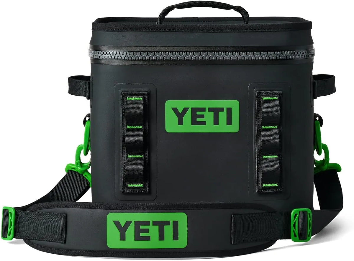 YETI Hopper Flip 12 Portable Soft Cooler, Charcoal, 15 lbs Capacity - Zipper