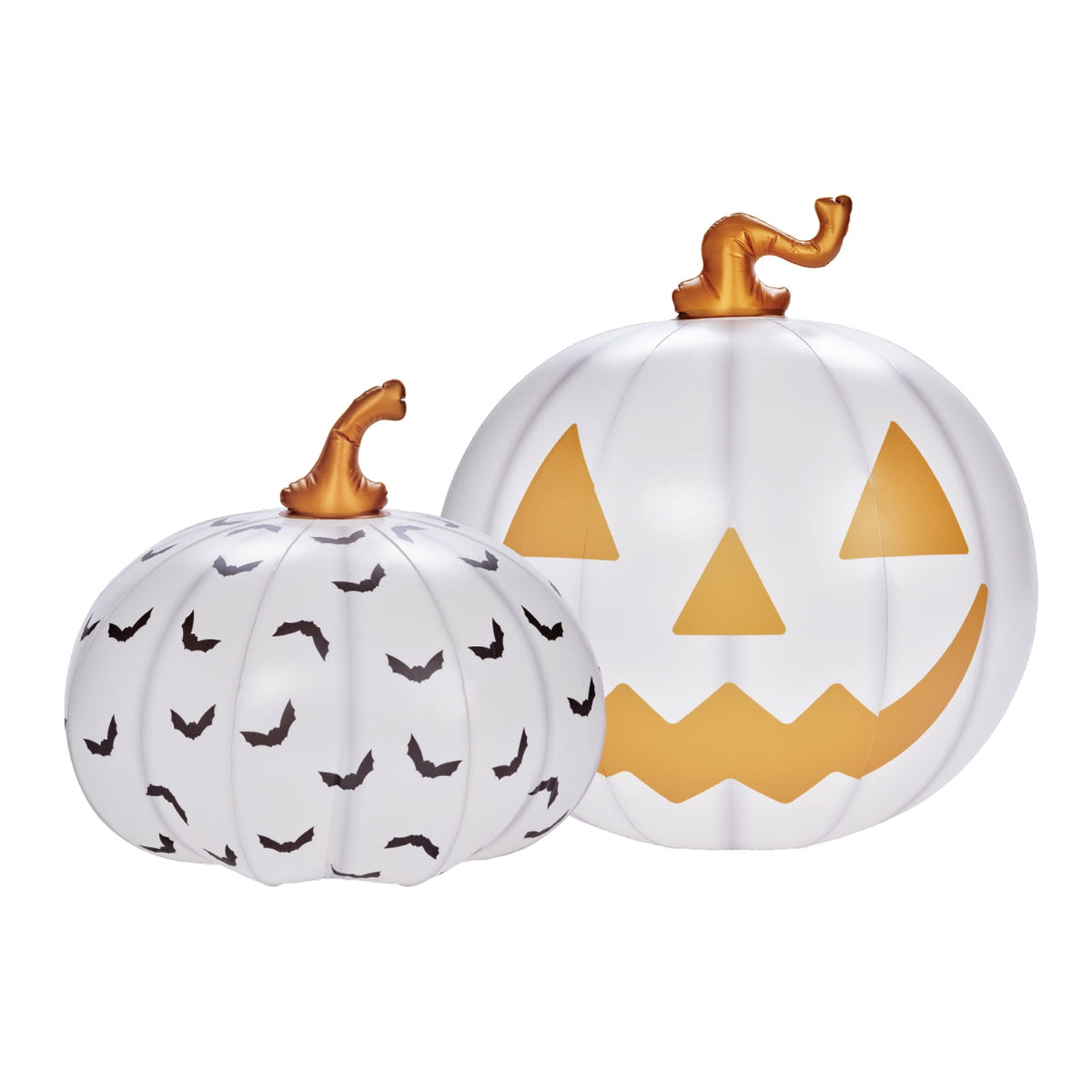 FUNBOY Inflatable Pumpkin Halloween Decorations Outdoor, 2-Pack