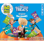 Rice Krispies Treats Halloween Crispy Mini Marshmallow Squares, Trick-or-Treat Snacks, 23.2 oz, 60 Count