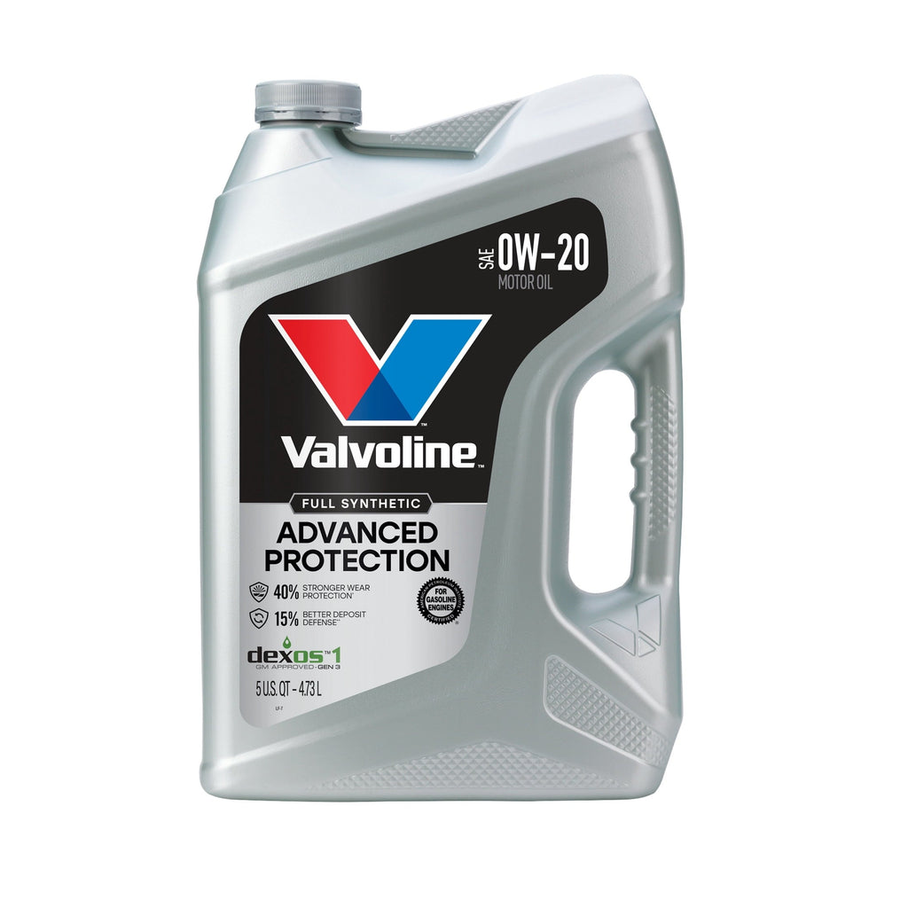 3 pack) Valvoline Advanced Protection Full Synthetic 0W-20 Motor Oil 5 Quart