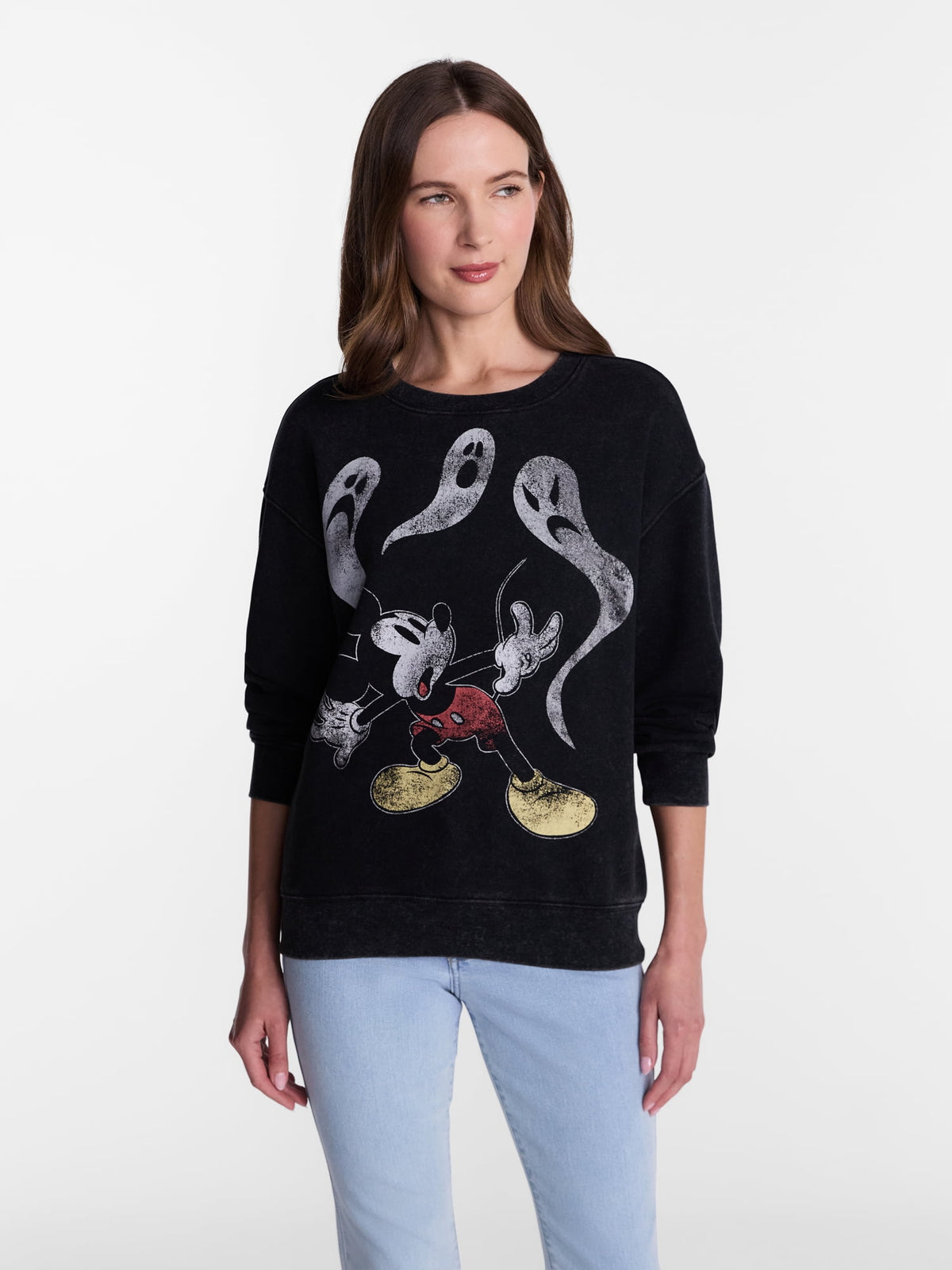 Disney Mickey Mouse Women's Halloween Sweatshirt, Sizes XXS-XXL