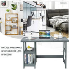 ASDRFYU Computer Desk With Shelves, 47.5in X 20in