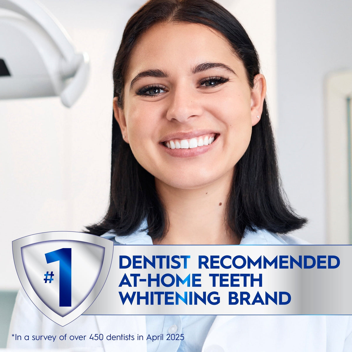 Crest 3DWhitestrips at Home Teeth Whitening Kit, Professional Express + Whitening Light, 1 Light + 19 Treatments, 38 Strips