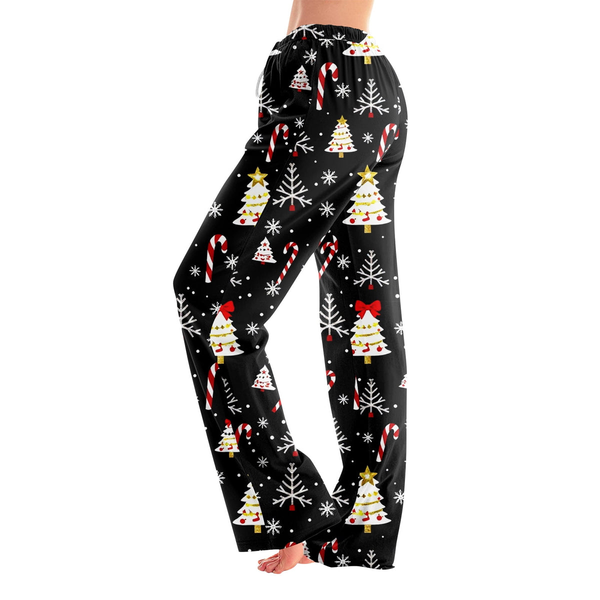 Hearthz Halloween Flannel Pajama Pants Women Plush Fuzzy Pajama Pants for Women Plaid Warm Cozy Pj Bottoms Lounge Pants Flannel Pants for Women