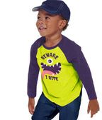 I Bite Monster Halloween Long Sleeve T-Shirt Boy's Toddler 2T