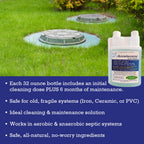 Dr. Pooper Accelerator Septic Tank Treatment Liquid – Eliminates Odors