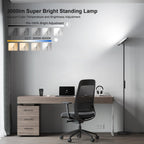 SUNMORY Floor Lamps for Living Room，LED Standing Lamp with Remote Control