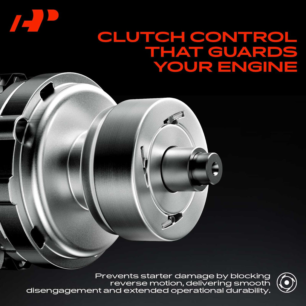 A-Premium Starter Motor, 12V 1.6KW 9 Teeth Clockwise