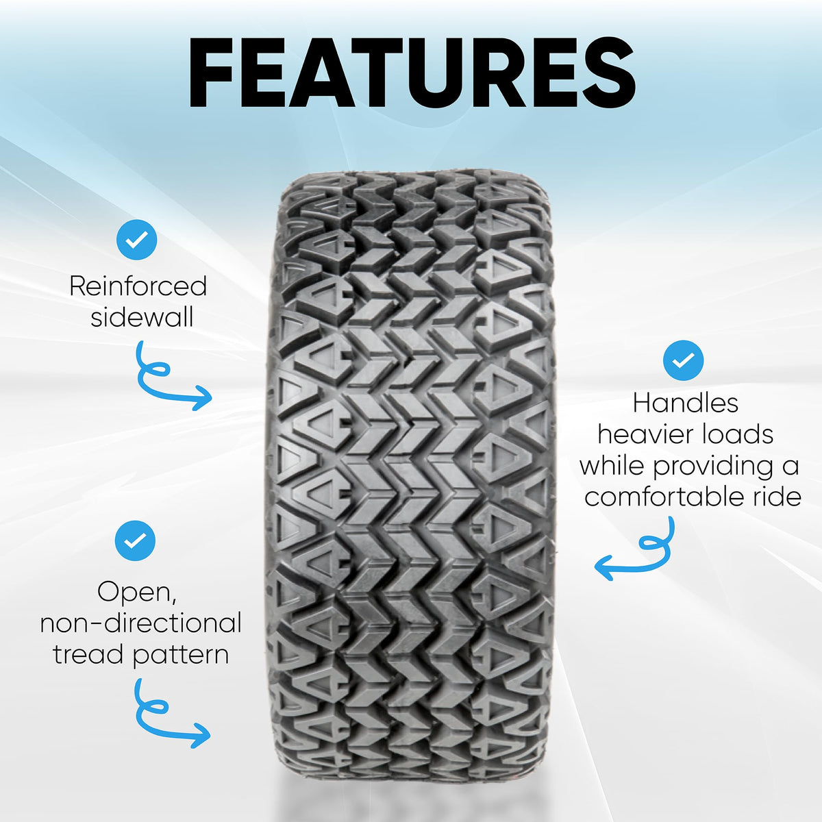OTR 350 Mag All Terrain ATV/UTV Tire (25x10.00-12)