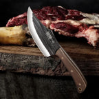HOSHANHO Butcher Knife Set, Sharp Kitchen Knife Set & Roll Bag Gift for Men