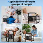 Bed Rails for Elderly Adults Safety, ASTM Tested 400 LBS Bed Assist Rail with Side Assist Handle, Ergonomic Foam Grip, Bed Cane for Seniors
