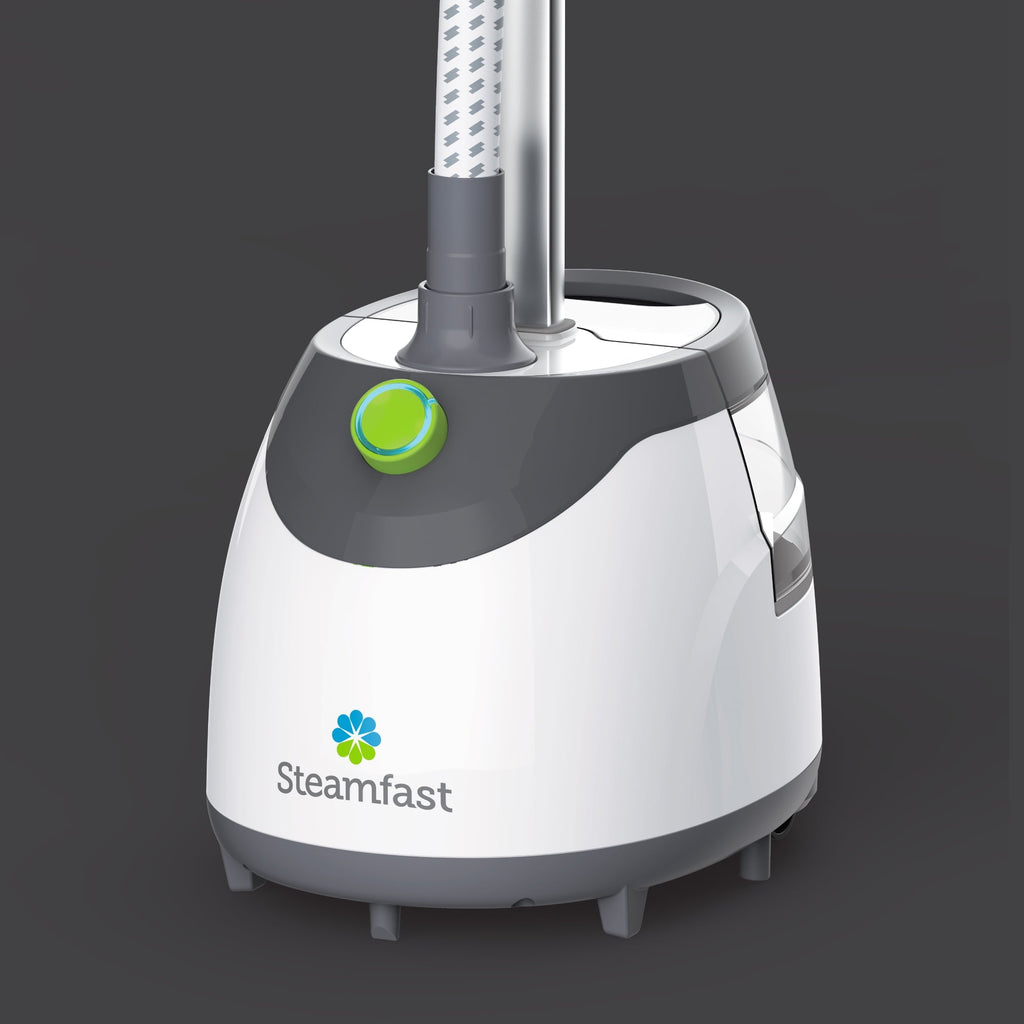 Steamfast SF-567 Full-Size Upright Garment and Fabric Steamer with Clothes Hanger, 1500W, 45-Second Heat Up, 96 Minutes of Continous Steam, 86 fl oz