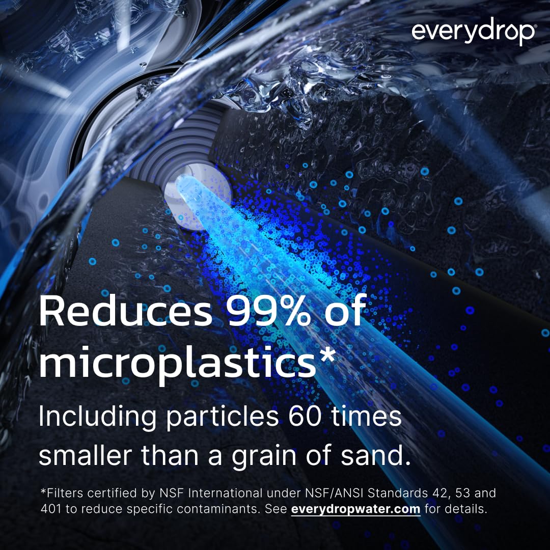 everydrop by Whirlpool Ice & Water Refrigerator Filter 3, Aqua, EDR3RXD1