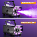 700W Fog Machine,14 Color Smoke Machine with 8 RGB LED Lights for Halloween