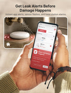 X-Sense Ultra-Slim Wi-Fi Water Leak Detector, 4 Sensors + Base, SWS0A41