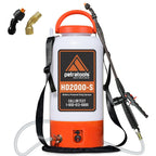 PetraTools HD2000-S 2 Gallon Battery Powered Garden Sprayer, 2 Hour Runtime