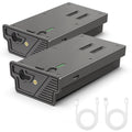 2-Pack 6000mAh Rechargeable Reveal Lipo Lithium Batteries Pack