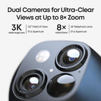 eufy Security SoloCam S340, 3K Dual-Lens Solar Security Camera