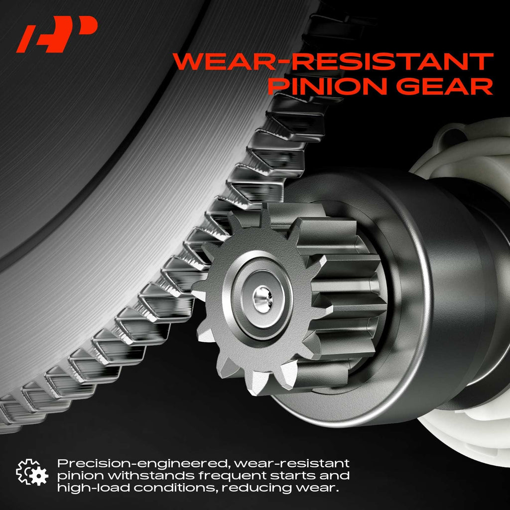 A-Premium Starter Motor, 12V 1.6KW 9 Teeth Clockwise