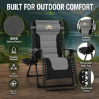 Oversized Zero Gravity Chair, 400-lb Capacity Recliner