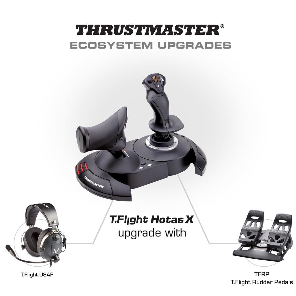Thrustmaster T-Flight Hotas X USB Flight Sim Stick & Throttle - PC