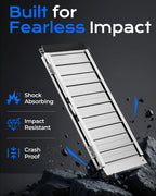 Portable Wheelchair Ramps 3FT for Home Steps, Non-Skid, Aluminum