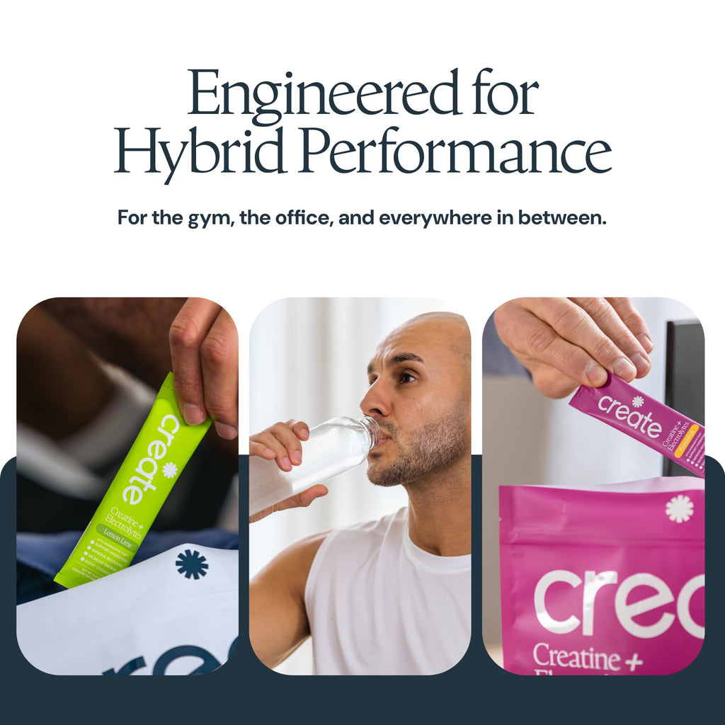 Create Creatine + Electrolytes – Energy & Strength – Variety Pack