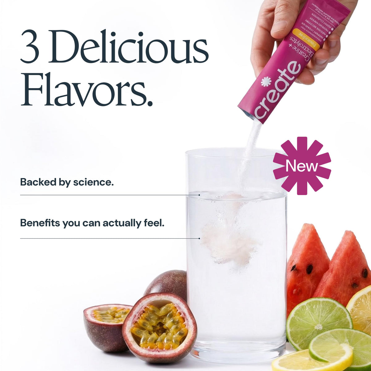 Create Creatine + Electrolytes – Energy & Strength – Variety Pack