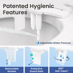 LUXE Bidet NEO 185 PLUS - Patented Bidet Attachment for Toilet, Rose Gold