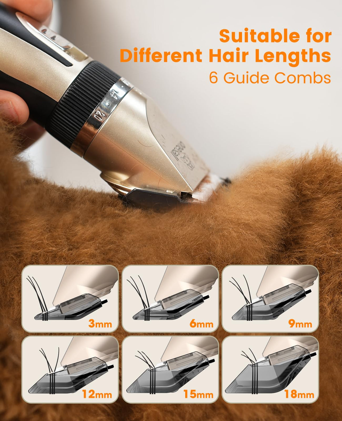 oneisall Dog Clippers and Paw Trimmer Kit for Small Large Dogs Cats