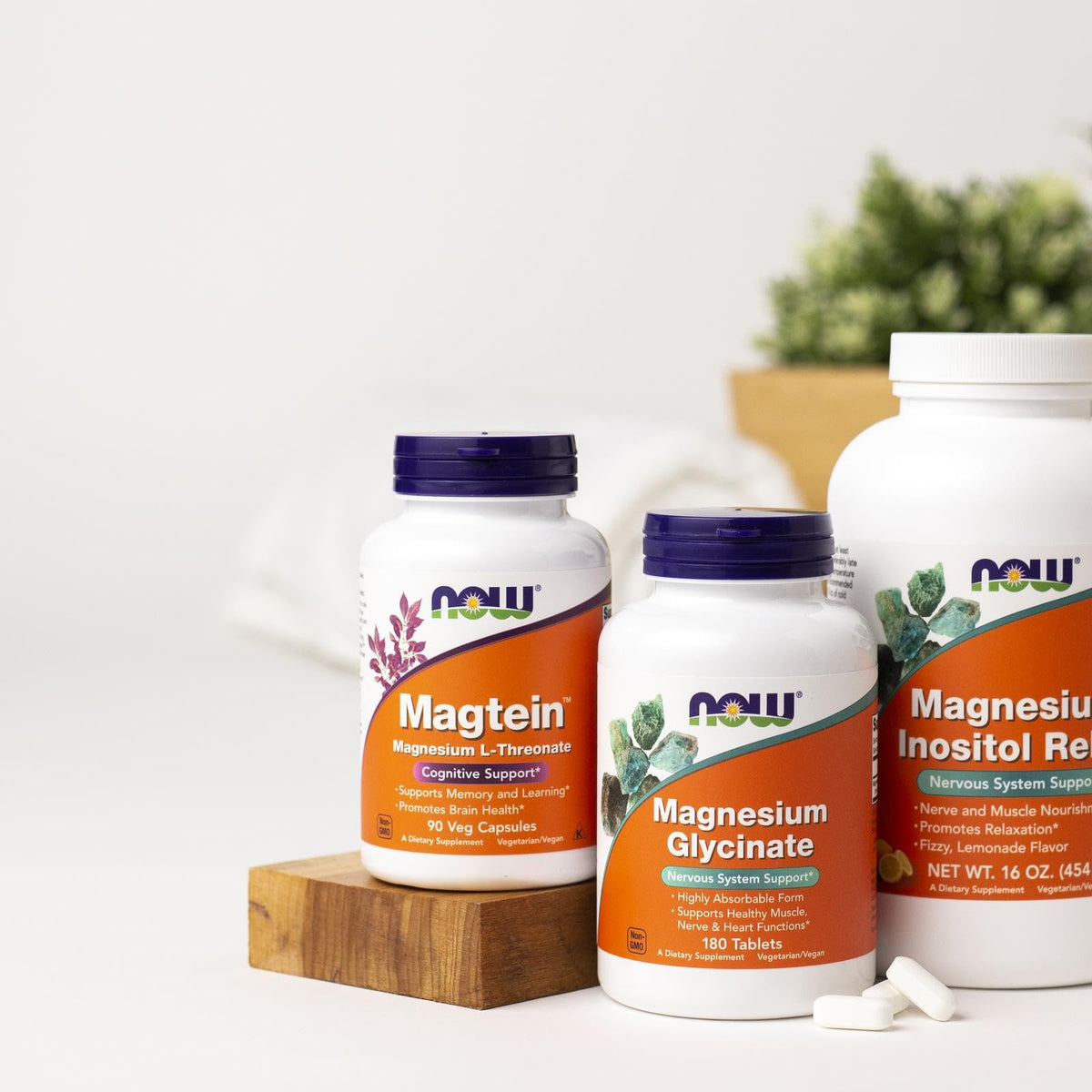 Now Supplements, Magtein® with Patented Form of Magnesium, 90 Veg Caps