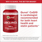 Qunol Mega Ubiquinol CoQ10 100mg, Superior Absorption, 100 Softgels