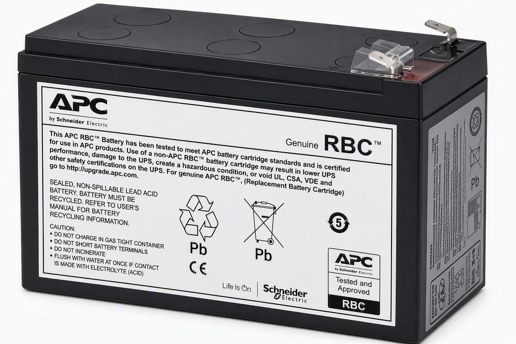 APC Genuine UPS Replacement Battery RBC17 for Models BE650G1 BE850G2 BR700G