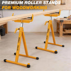 SHALL Roller Stand, Heavy-Duty Folding Roller Stands with 500 LBS Capacity
