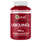Qunol Mega Ubiquinol CoQ10 100mg, Superior Absorption, 100 Softgels