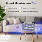 LiBa Bug Zapper 2800V Indoor, with 2 Extra Replacement Bulbs