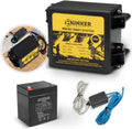 BUNKER INDUST Trailer Brake Breakaway Kit with Charger, LED Display, Switch, 12V 5Ah Battery for Trailer Caravan