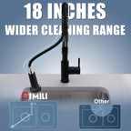 GIMILI Black Kitchen Faucet with Pull Down Sprayer